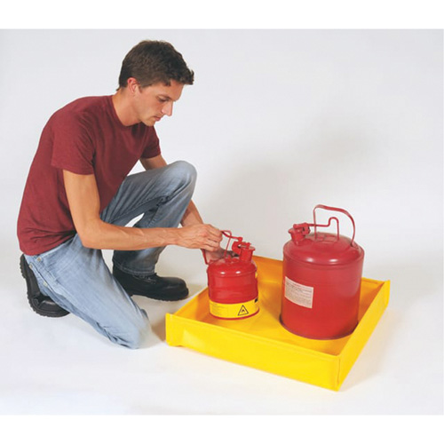 Flexible Ultra-Utility Tray&reg;, 12" L x 12" W x 4.8" H, 1.5 US Gal. Spill Capacity Southpoint Industrial Supply
