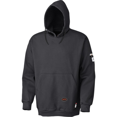 335 Chandail &agrave; capuche ignifug&eacute;, Hommes, Grand, Noir, 22 cal/cm² Southpoint Industrial Supply