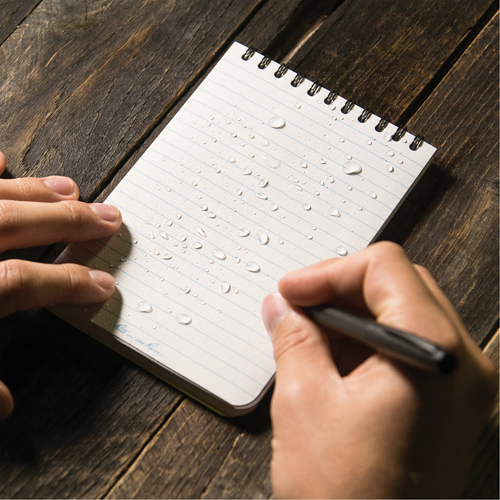 Carnet de notes de poche &agrave; spirale, Couverture souple, Jaune, 100 Pages, 4" , 6"  Southpoint Industrial Supply