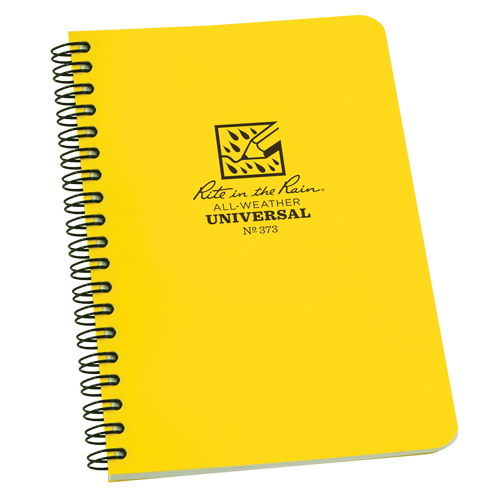 Side-Spiral Notebook, Soft Cover, Yellow, 64 Pages, 4-5/8" W x 7" L Southpoint Industrial Supply