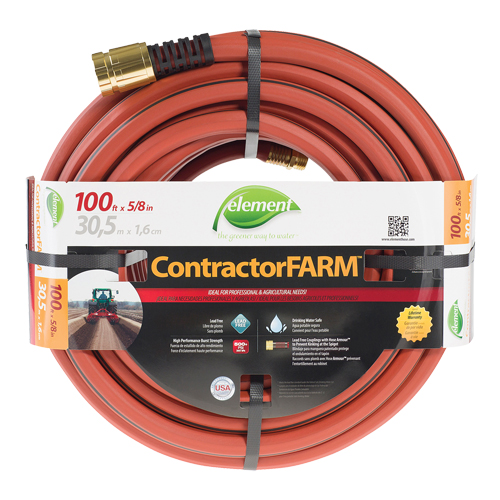 Contractor/FARM Water Hose, PVC, 5/8" dia. x 100' Southpoint Industrial Supply