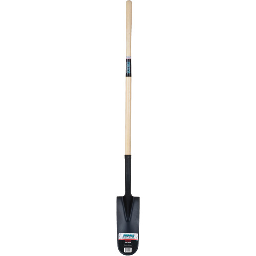 Heavy-Duty Drain Spade, Carbon Steel, 16" x 6" Blade, 45" L, Straight Handle Southpoint Industrial Supply