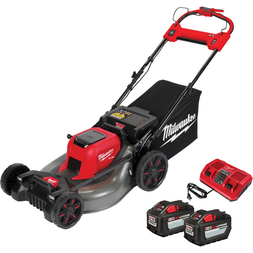 Ensemble de tondeuse sans fil autopropuls&eacute;e &agrave; double pile M18 Fuel, Pouss&eacute;e automatique, &agrave; pile, Largeur de coupe 21" Southpoint Industrial Supply