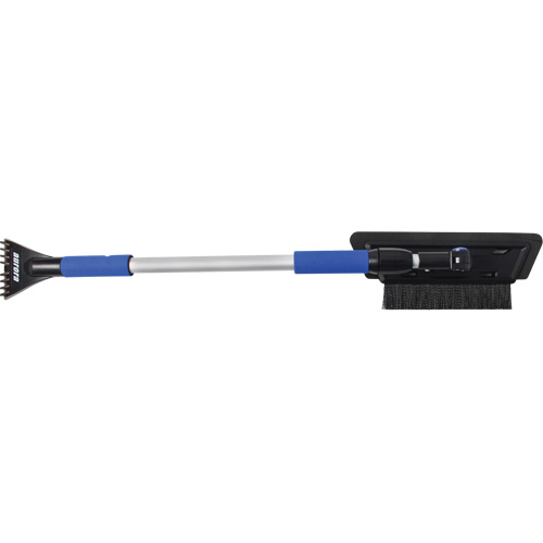 Brosse &agrave; neige, T&eacute;lescopique, lame Mousse de CAV/E, 48" Longueur, Noir/Bleu Southpoint Industrial Supply