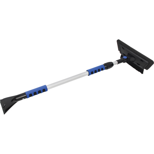 Brosse &agrave; neige, T&eacute;lescopique, lame Mousse de CAV/E, 48" Longueur, Noir/Bleu Southpoint Industrial Supply