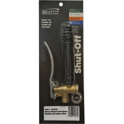 Blocage en laiton avec poign&eacute;e en nylon & filtre en ligne Southpoint Industrial Supply