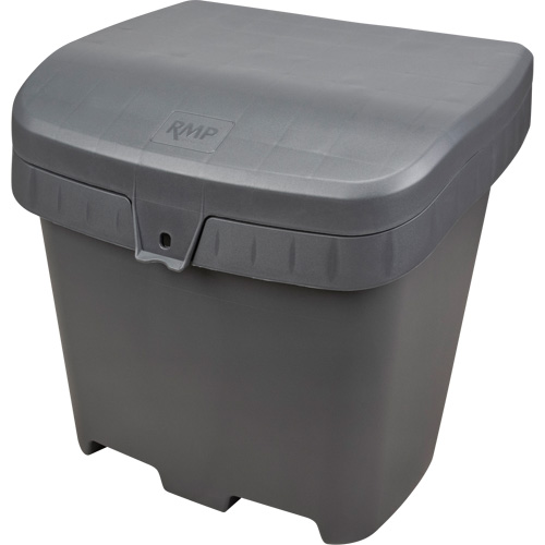 Salt & Sand Storage Bins, With Hasp, 21" x 27" x 26", 4.24 cu. ft., Grey Southpoint Industrial Supply