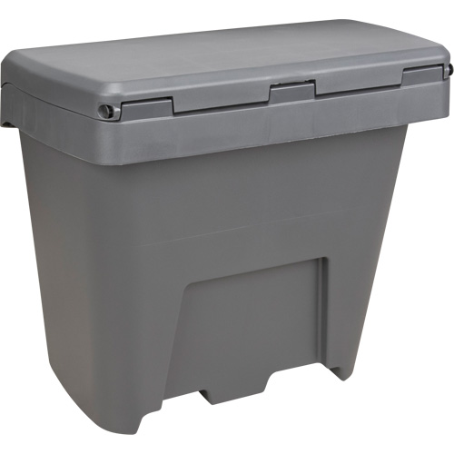 Salt & Sand Storage Bins, With Hasp, 21" x 27" x 26", 4.24 cu. ft., Grey Southpoint Industrial Supply