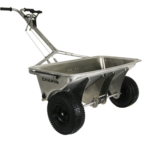 Professional Rock Salt Drop Spreader, 200 lbs. capacity Southpoint Industrial Supply
