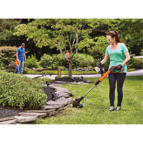 Max* Cordless 2-Speed String Trimmer/Edger Kit, 12", Battery Powered, 20 V Southpoint Industrial Supply