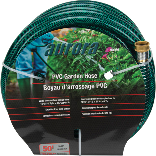 Tuyau de jardin, PVC, 5/8" dia x 50' Southpoint Industrial Supply