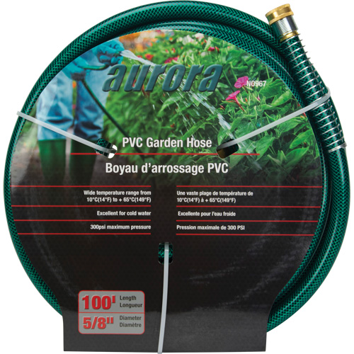 Garden Hose, PVC, 5/8" dia. x 100' Southpoint Industrial Supply