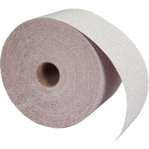Rouleau de papier abrasif PSA sans chargement, Oxyde d'aluminium, 2-3/4" la x 75' lo, Grain 80 Southpoint Industrial Supply