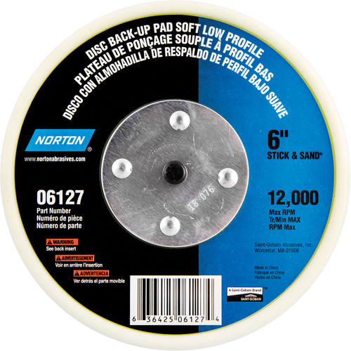 Back Up Pads For PSA & Hook And Loop Paper Discs Southpoint Industrial Supply