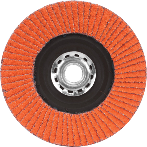 Disques &agrave; lamelles - Quick Trim SG Blaze R980P, 4-1/2" x 5/8"-11, Type 27, Grain 40, C&eacute;ramique Southpoint Industrial Supply