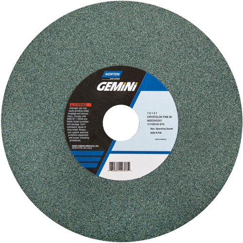 Bench Grinding Wheels - Gemini, 6" x 1", 1" Arbor Southpoint Industrial Supply