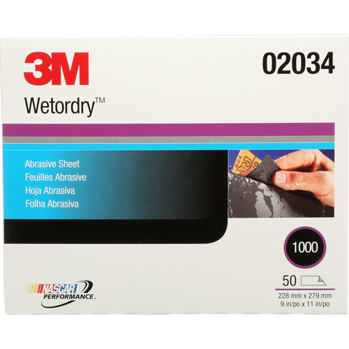 Feuille abrasive Imperiale, 9" x 11", Grain 1000, Carbure de silicium Southpoint Industrial Supply