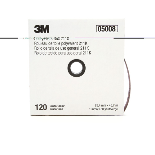 Utility Roll 211K, Aluminum Oxide, 1" W x 150' L, 120 Grit Southpoint Industrial Supply