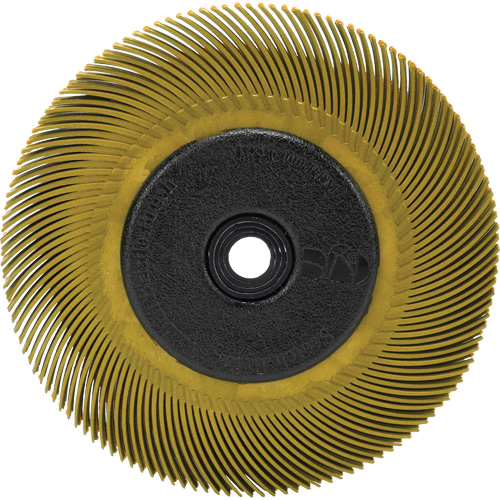 Scotch-Brite Radial Bristle Brush, Ceramic, 80 Grit, 6" Dia. Southpoint Industrial Supply