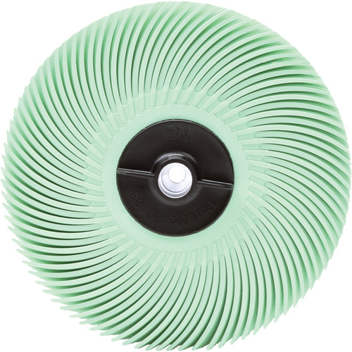 Scotch-Brite Radial Bristle Disc, Aluminum Oxide, 1 Micron Grit, 3" Dia. Southpoint Industrial Supply