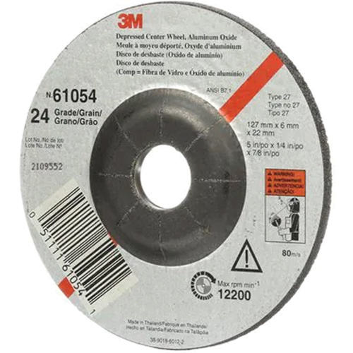 Meule &agrave; moyeu d&eacute;port&eacute;, 5" x 27, Oxyde d'aluminium Southpoint Industrial Supply