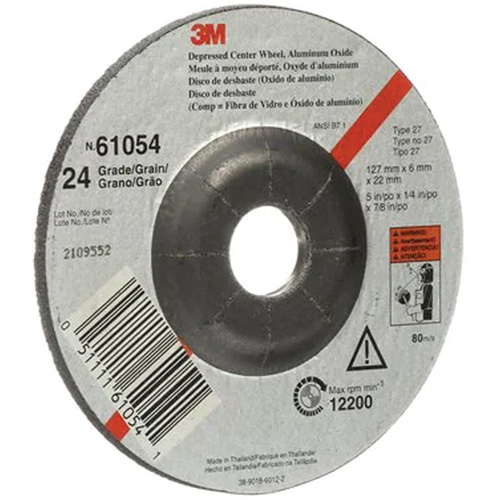 Meule &agrave; moyeu d&eacute;port&eacute;, 5" x 27, Oxyde d'aluminium Southpoint Industrial Supply