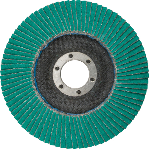 Flap Wheels - 577F Flap Discs, 4-1/2" x 7/8", Type 29, 60 Grit, Zirconium Southpoint Industrial Supply