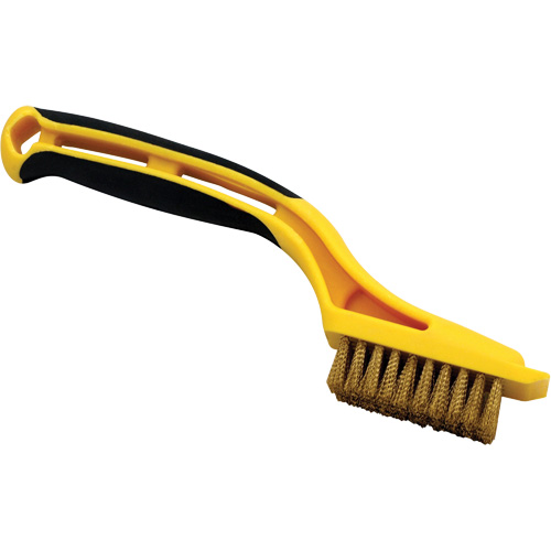 Mini-brosse, Laiton, 5 x 10 rangs de fils, Longueur 8-1/4" Southpoint Industrial Supply