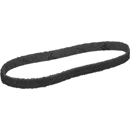 Courroie de conditionnement de surface Scotch-Brite, 1/2" la x 18" lo, Oxyde d'aluminium, Grain Super fin Southpoint Industrial Supply