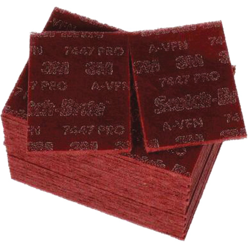 Tampons manuels Scotch-Brite 7447, Oxyde d'aluminium, 9" x 6", Grain Tr&egrave;s fin Southpoint Industrial Supply