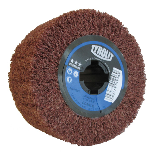 Pro-Line Surface Conditioning Drum, 4" Dia. x 2" W, 3/4" Arbor, Coarse Grit, Aluminum Oxide Southpoint Industrial Supply