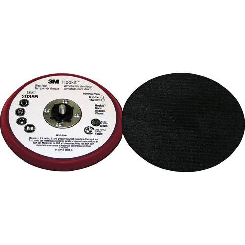 Tampon d'appoint &agrave; profil bas pour disque Hookit Southpoint Industrial Supply