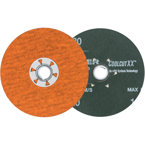 Disque de sablage Coolcut XX, 4-1/2" dia., Grain 120, C&eacute;ramique Southpoint Industrial Supply