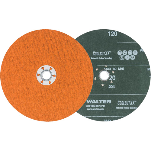 Coolcut XX Sanding Disc, 7" Dia., 120 Grit, Ceramic Southpoint Industrial Supply