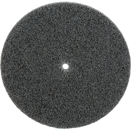 Meule unitaris&eacute;e EXL Scotch-Brite, 5" x 1/4", Arbre de 1/4", Grain de Fin, Carbure de silicium Southpoint Industrial Supply