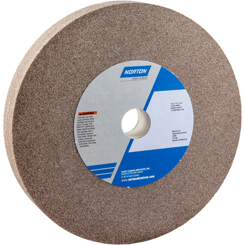 Bench Grinding Wheel, 10" x 1", 1-1/4" Arbor, 1, Aluminum Oxide Southpoint Industrial Supply