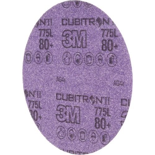 Rouleau de disques abrasifs Cubitron II Stikit, 6" dia., Grain 80+, C&eacute;ramique Southpoint Industrial Supply