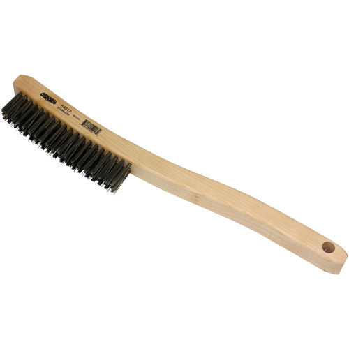 Scratch Brush, Stainless Steel, 3 x 19 Wire Rows, 13-11/16" Long Southpoint Industrial Supply