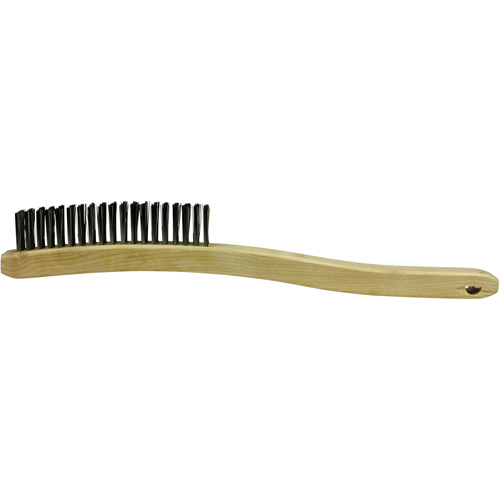 Scratch Brush, Stainless Steel, 3 x 19 Wire Rows, 13-11/16" Long Southpoint Industrial Supply