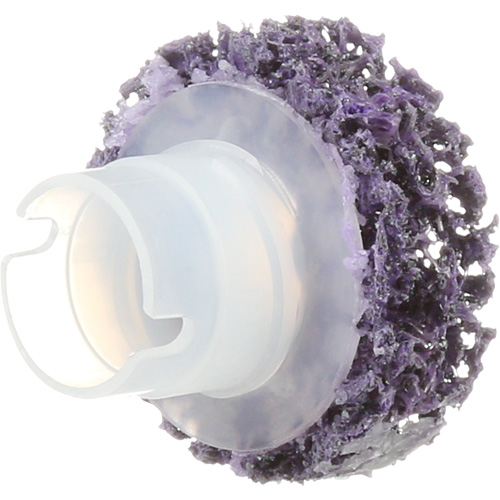 Disque de nettoyage pour moyeu de frein Roloc Pro Scotch-Brite, 1-1/2" dia., Grain Extra grossier, Carbure de silicium Southpoint Industrial Supply