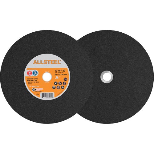 AllSteel Chopsaw Wheel, 12" x 7/64", 1" Arbor, Type 1, Aluminum Oxide, 5100 RPM Southpoint Industrial Supply