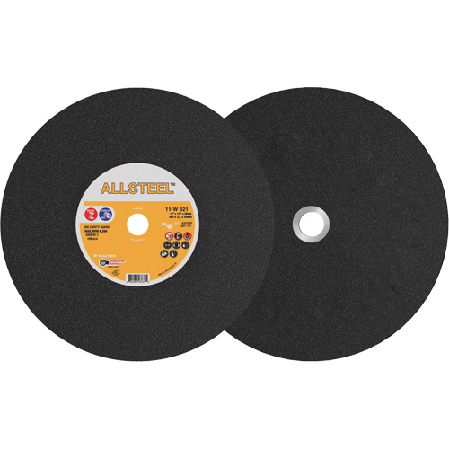 AllSteel Chopsaw Wheel, 12" x 1/8", 25/32" Arbor, Type 1, Aluminum Oxide, 6300 RPM Southpoint Industrial Supply