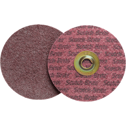 Disque de conditionnement de surface Scotch-Brite Roloc, 2" dia., Grain Moyen, Oxyde d'aluminium Southpoint Industrial Supply