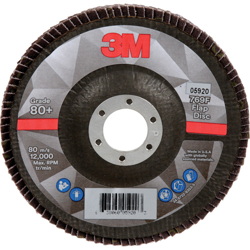 Disque &agrave; lamelles 769F, 5" x 7/8", Type 29, Grain 80+, C&eacute;ramique Southpoint Industrial Supply