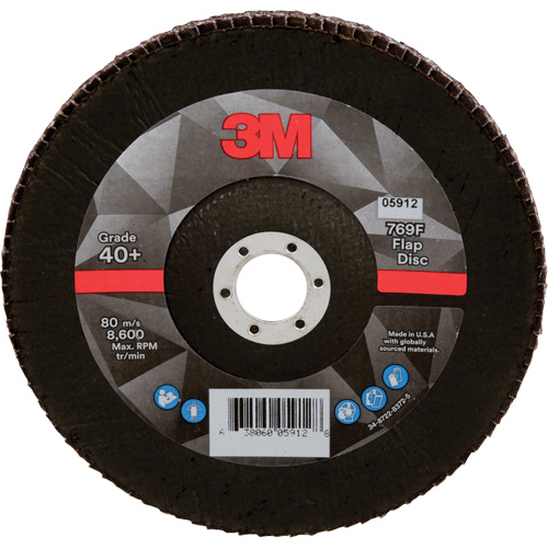 769F Quick Change Flap Disc, 7" x 7/8", Type 29, 80+ Grit, Aluminum Oxide/Ceramic Southpoint Industrial Supply