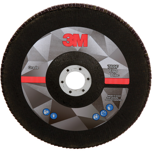 769F Quick Change Flap Disc, 7" x 5/8"-11, Type 27, 40+ Grit, Aluminum Oxide/Ceramic Southpoint Industrial Supply