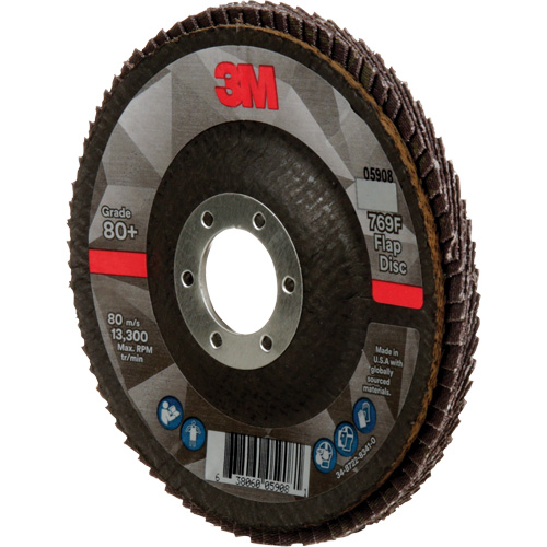 769F Quick Change Flap Disc, 4-1/2" x 7/8", Type 29, 80+ Grit, Ceramic Southpoint Industrial Supply