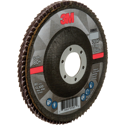 Disque &agrave; lamelles &agrave; changement rapide 769F, 4-1/2" x 7/8", Type 27, Grain 80+, C&eacute;ramique Southpoint Industrial Supply