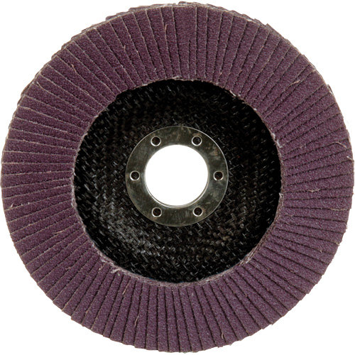 Disque &agrave; lamelles &agrave; changement rapide 769F, 5" x 7/8", Type 27, Grain 80+, C&eacute;ramique Southpoint Industrial Supply