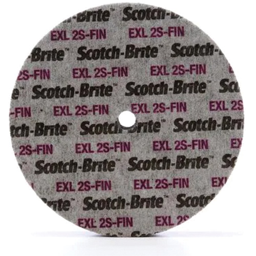 Scotch-Brite EXL Unitized Wheel, 6" x 1/4", 1/4" Arbor, Fine Grit, Silicon Carbide Southpoint Industrial Supply